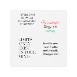 素晴らしいことは来の メタルプリント