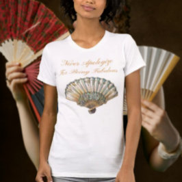 素晴らしいことをいつも謝らない Tシャツ