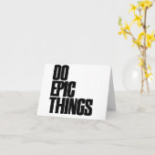 素晴らしいことをする カード (黄色い花)