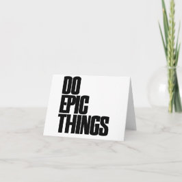 素晴らしいことをする カード