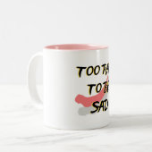 素晴らしいで悲しくない ツートーンマグカップ (正面左)