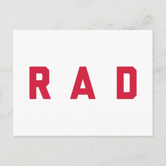 素晴らしいのおもしろいな引用文 ポストカード (正面)