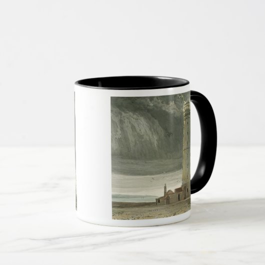 「素晴らしいのまわりの旅行からのDungenessの灯台、 マグカップ (正面右)