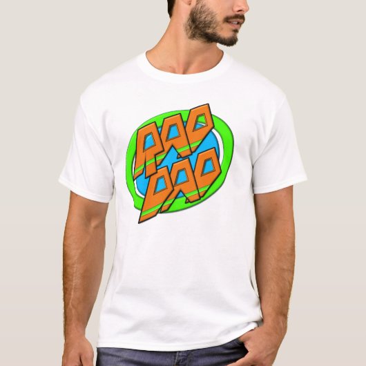 素晴らしいのパパの人の基本的なTシャツ Tシャツ (正面)