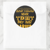 素晴らしいの技術は、彼らはちょうどバリウム死ぬことはない ラウンドシール (バッグ)