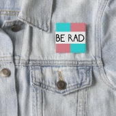 素晴らしいの正方形ボタンがあって下さい 缶バッジ (インサイチュ)