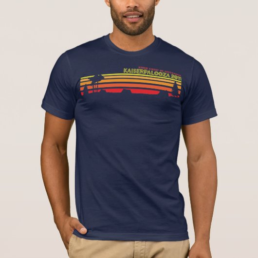 素晴らしいの膝の深い Tシャツ (正面)