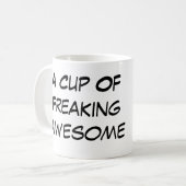 素晴らしいひどく神経質になることのコップ コーヒーマグカップ (正面左)