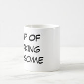 素晴らしいひどく神経質になることのコップ コーヒーマグカップ (中央)