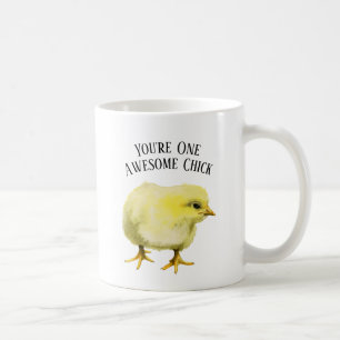 素晴らしいひよこ のおもしろいなしゃれのベビーの鶏の鳥 コーヒーマグカップ