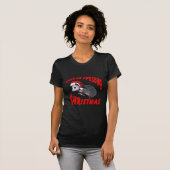 素晴らしいふくろねずみのクリスマス Tシャツ (正面フル)