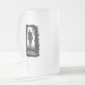 素晴らしいぶら下がります(ホッケー) フロストグラスビールジョッキ (正面左)