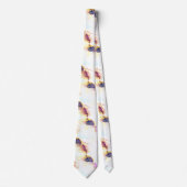 素晴らしいほこりのバラゴールデンパウダーマーブル ネクタイ (正面)