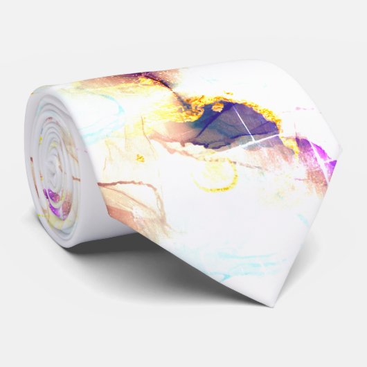 素晴らしいほこりのバラゴールデンパウダーマーブル ネクタイ (ロール)