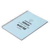 素晴らしいアイディアのノート ノートブック (左側)