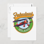素晴らしいアイルランド旅行パッチ。 ポストカード (正面/裏面)
