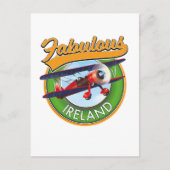 素晴らしいアイルランド旅行パッチ。 ポストカード (正面)