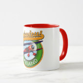 素晴らしいアイルランド旅行パッチ。 マグカップ (正面右)