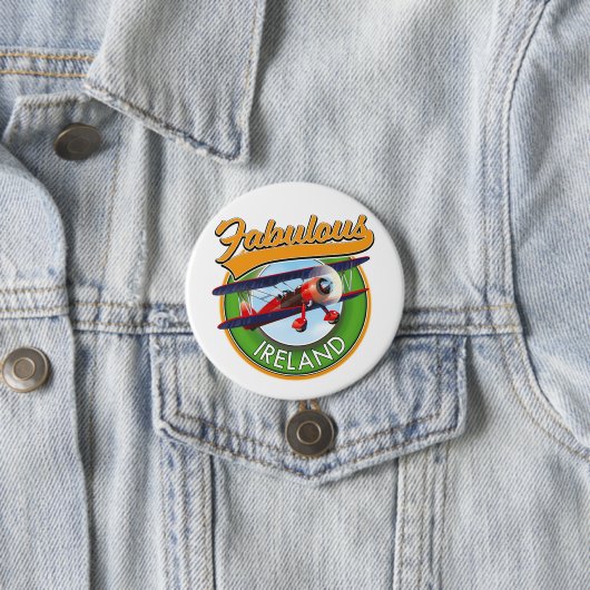 素晴らしいアイルランド旅行パッチ。 缶バッジ (インサイチュ)