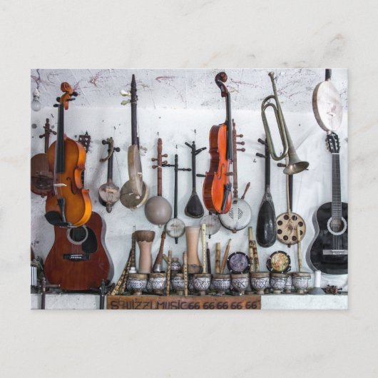 素晴らしいアコースティックギター ポストカード (正面)