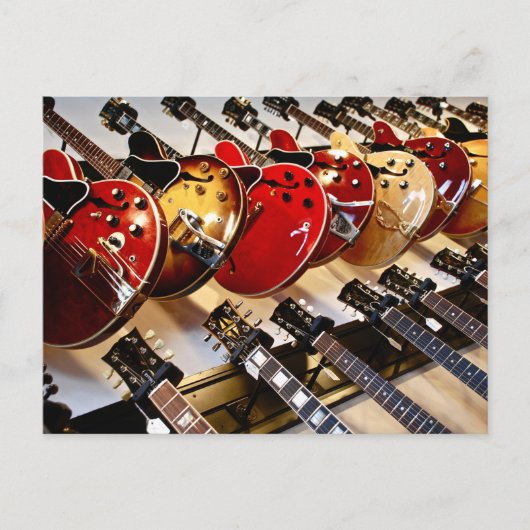 素晴らしいアコースティックギター ポストカード (正面)