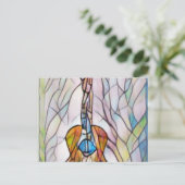 素晴らしいアコースティックギター ポストカード (スタンド正面)