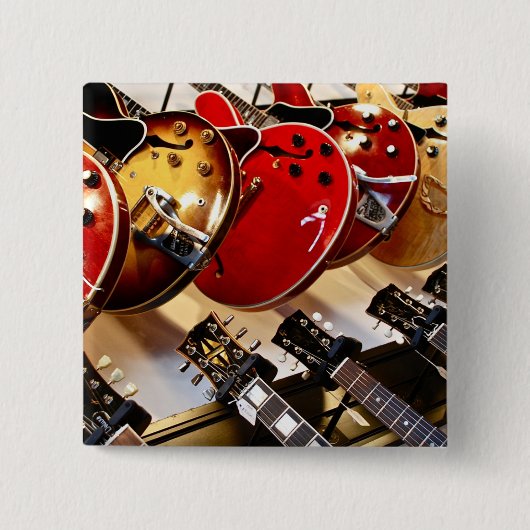 素晴らしいアコースティックギター 缶バッジ (正面)