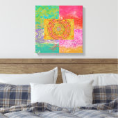 素晴らしいアステカデザイン キャンバスプリント (インサイチュ (寝室))