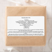 素晴らしいアップルパイ ラベル (インサイチュ)