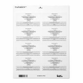 素晴らしいアップルパイ ラベル (フルシート)