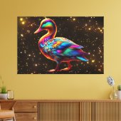 素晴らしいアヒル キャンバスプリント (インサイチュ (リビング))