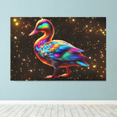 素晴らしいアヒル キャンバスプリント (インサイチュ (ウッドフロア))