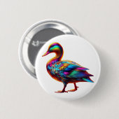 素晴らしいアヒル 缶バッジ (正面&裏面)