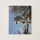 素晴らしいアフリカ灰色のオウム ジグソーパズル (縦)