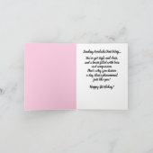 素晴らしいアフリカ系アメリカ人カモフラージュ誕生日 カード (内部)