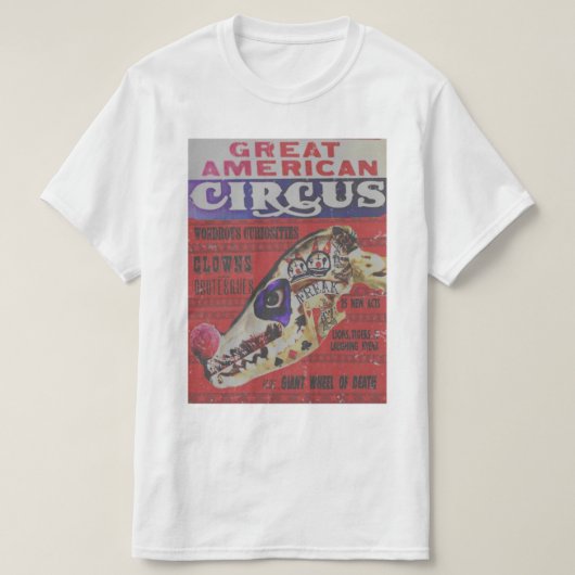 素晴らしいアメリカのサーカスの変種 Tシャツ (デザイン正面)