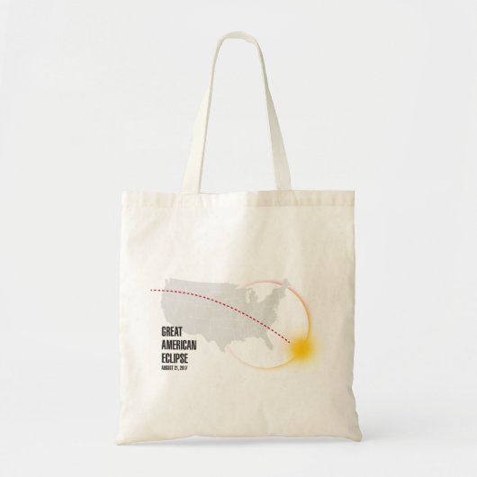 素晴らしいアメリカの日食の2017年のトートバック トートバッグ (正面)