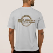 素晴らしいアメリカの総日食- 2017年 Tシャツ (裏面)