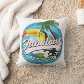 素晴らしいアルゼンチンのロゴを探る クッション (ブランケット)