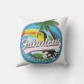 素晴らしいアルゼンチンのロゴを探る クッション (裏面)