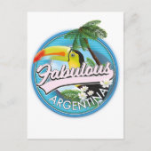 素晴らしいアルゼンチンのロゴを探る ポストカード (正面)