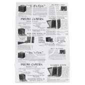 素晴らしいアンティークカメラフォトグラファー写真 ミディアムペーパーバッグ (裏面)