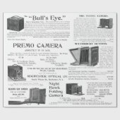 素晴らしいアンティークカメラフォトグラファー写真 ラッピングペーパー (フラット)