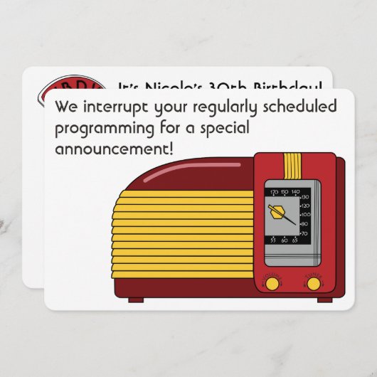 素晴らしいアートデコの招待/アナウンスメントカード 招待状 (正面/裏面)