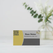 「素晴らしいアートビジネスカードとモダンデザイン」 名刺 (スタンド正面)