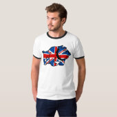 素晴らしいイギリスのブルドッグ Tシャツ (正面フル)