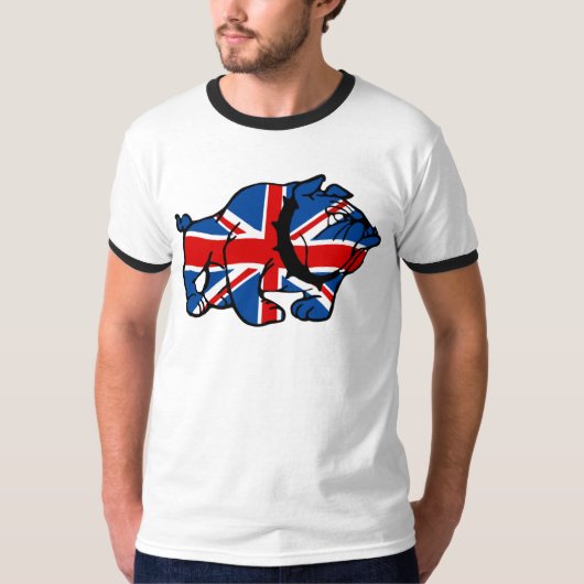 素晴らしいイギリスのブルドッグ Tシャツ (正面)
