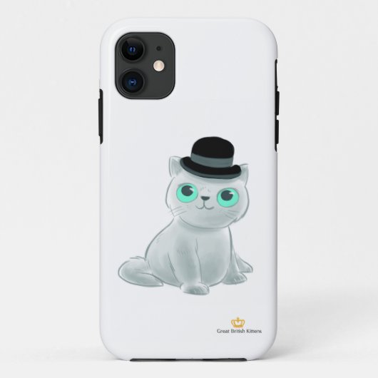 素晴らしいイギリスの子ネコ-猫のiPhone/iPadの場合 Case-Mate iPhoneケース (裏面)