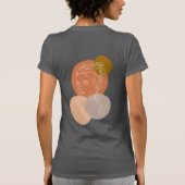 素晴らしいウォーター色デザインウーマンズ Tシャツ (裏面)