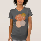 素晴らしいウォーター色デザインウーマンズ Tシャツ (正面)